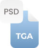 PSD TO TGA